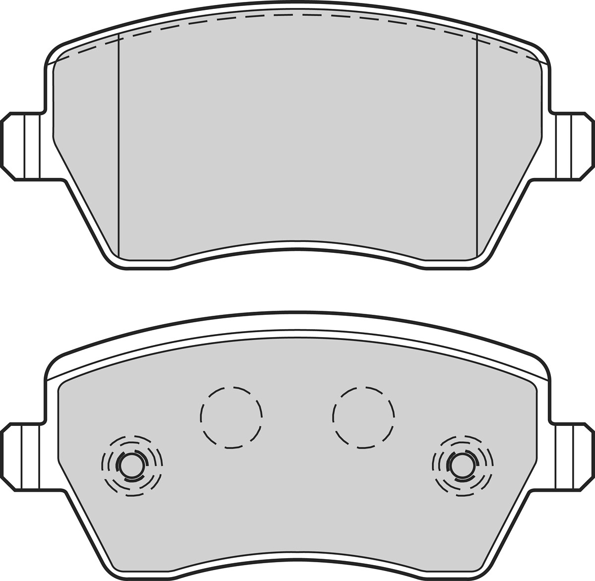 Jogo de 4 pastilhas de travão VALEO ref. 302686